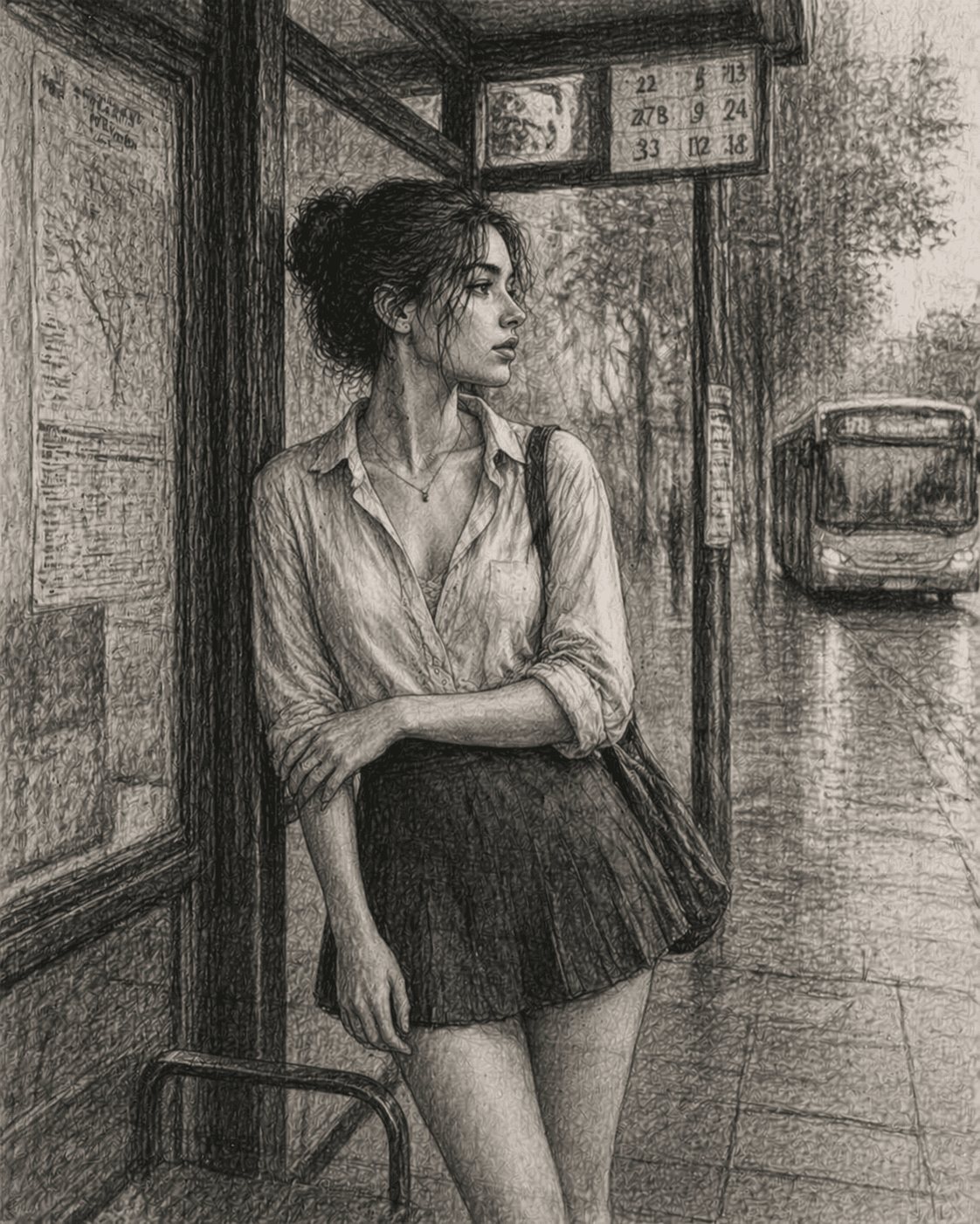Waiting in the Rain